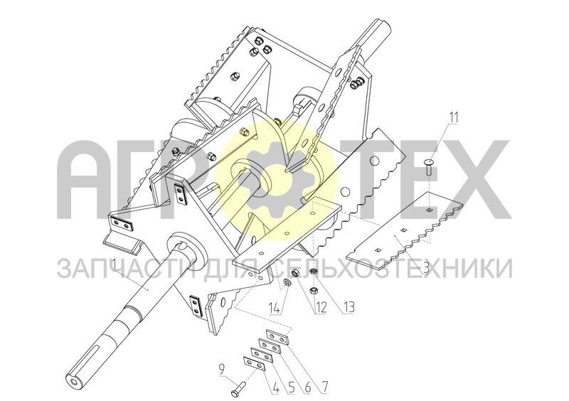 Ротор (1401.01.11.020) (№14 на схеме)